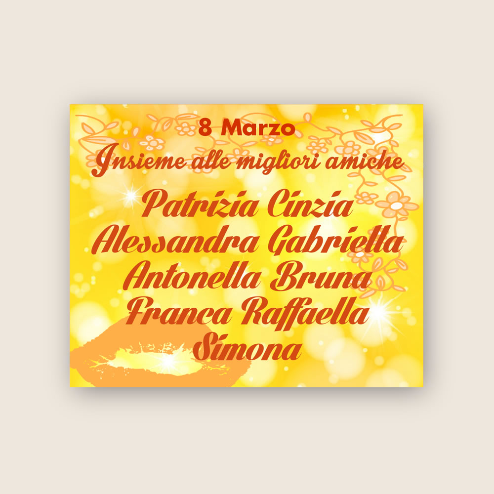 Festa della donna - Regala una speciale bottiglia di Spumante personalizzata