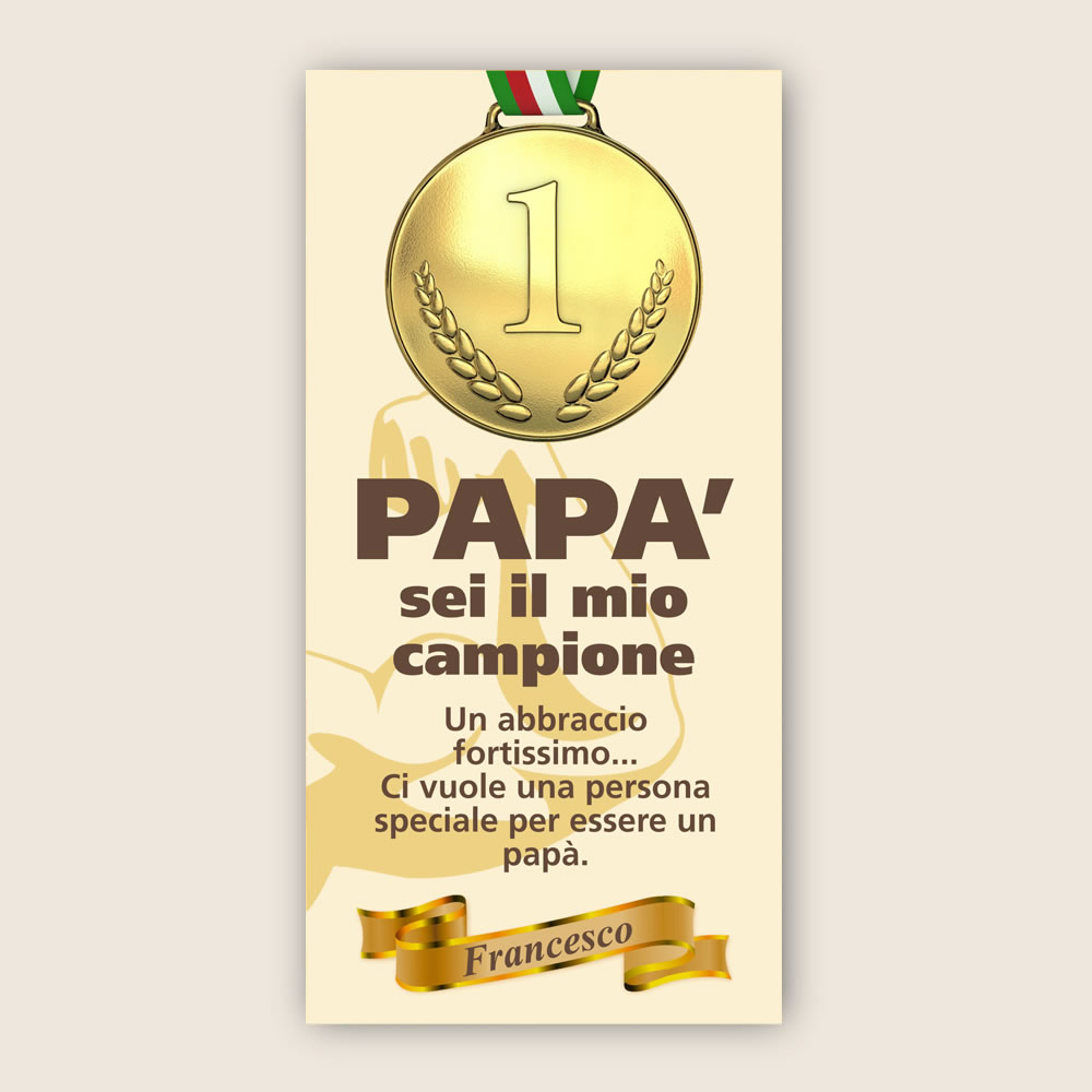 Festa del papà - Regala una speciale bottiglia di Vino personalizzata