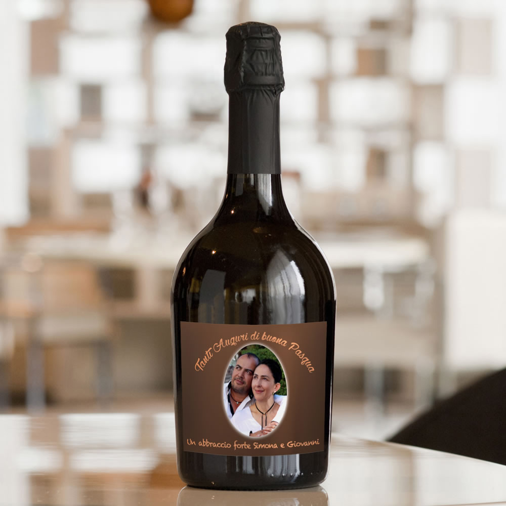 Pasqua - Regala una speciale bottiglia di Spumante personalizzata - immagine 2