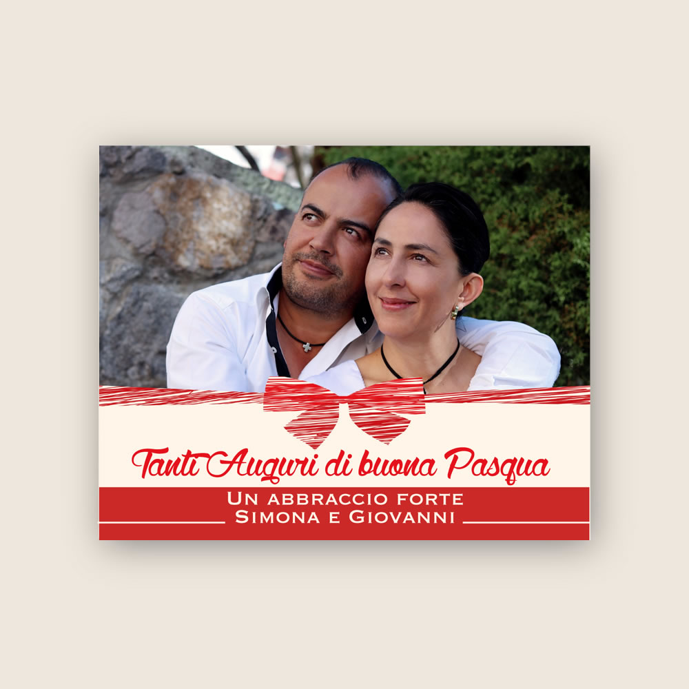 Pasqua - Regala una speciale bottiglia di Spumante personalizzata (v.3)