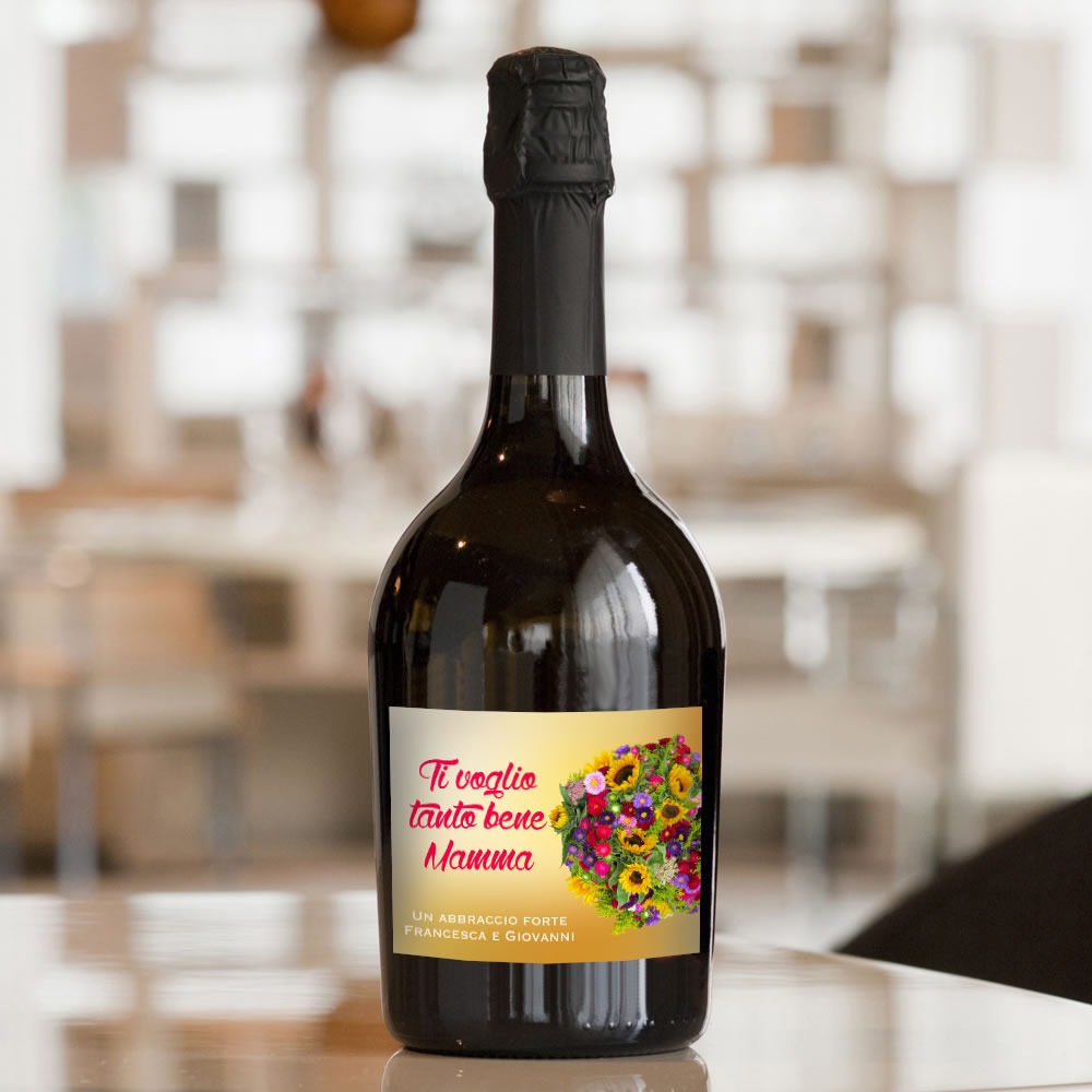 Festa della mamma - Regala una speciale bottiglia di Spumante personalizzata - immagine 2