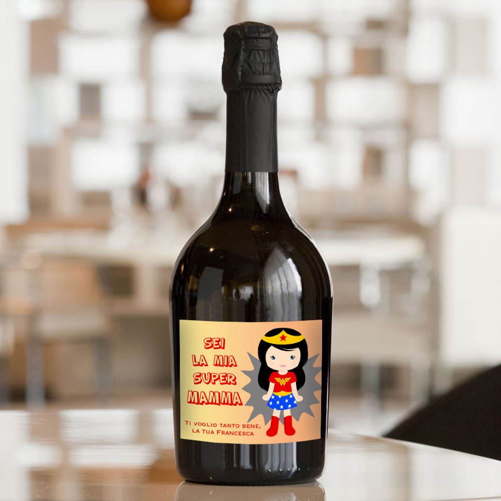 Festa della mamma - Regala una speciale bottiglia di Spumante personalizzata (v.2) - immagine 2