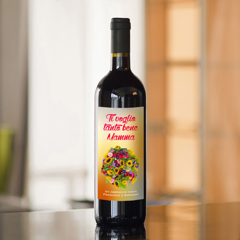 Festa della Mamma - Regala una speciale bottiglia di Vino personalizzata - immagine 2